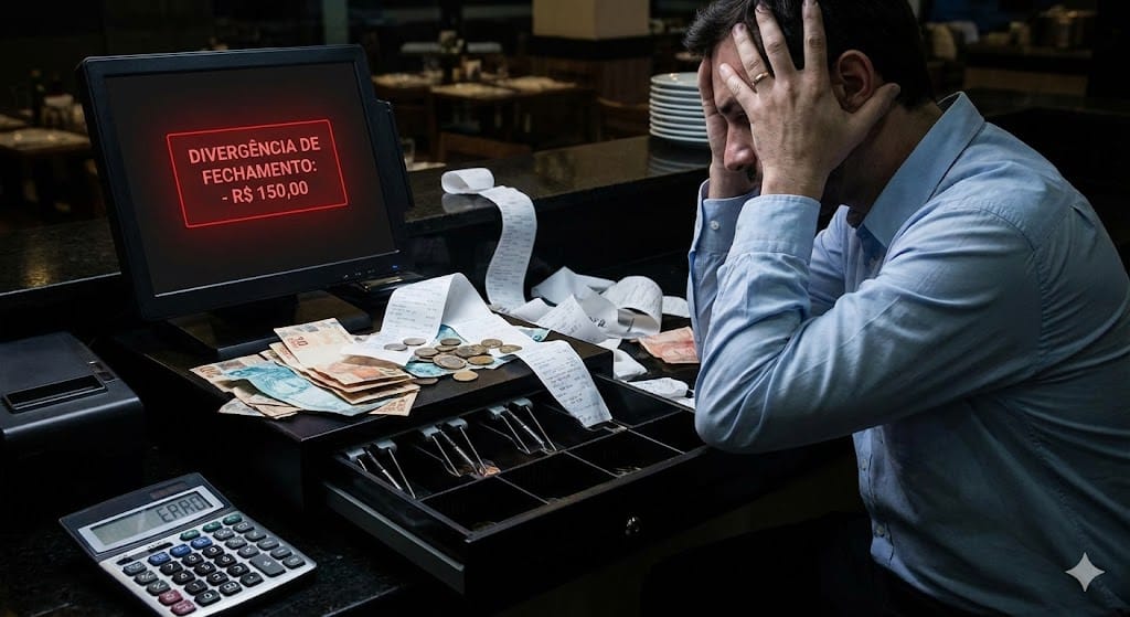 Quebra de Caixa em Restaurante