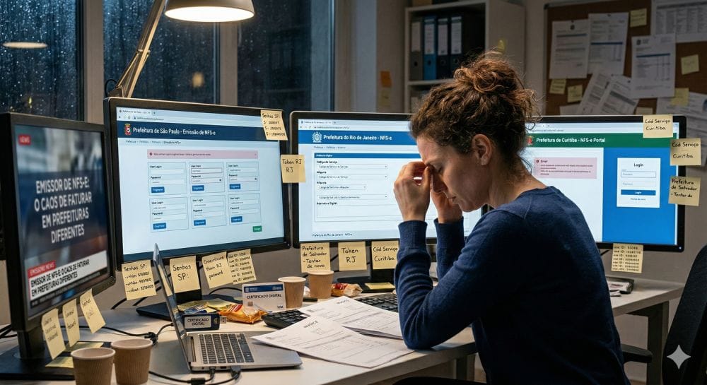 Emissor de NFS-e O caos de faturar serviços em prefeituras diferentes