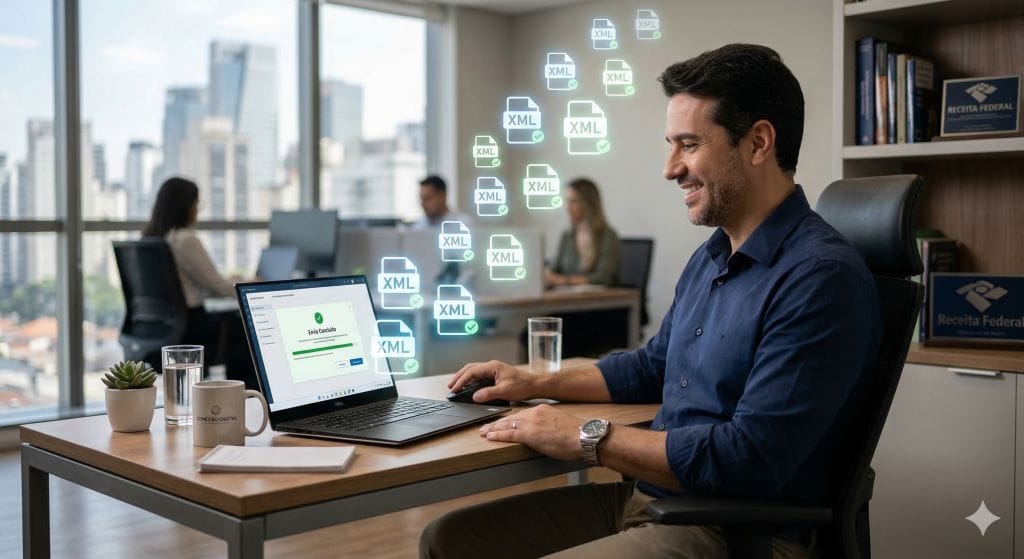 envie xml das notas para o contador facilmente