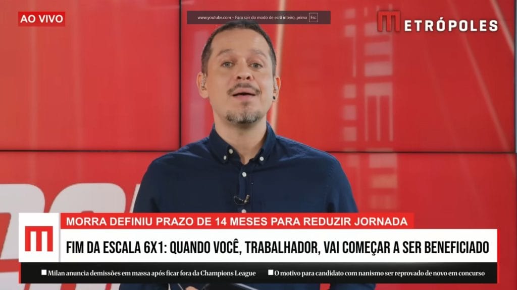 Fim da escala 6x1 será gradual